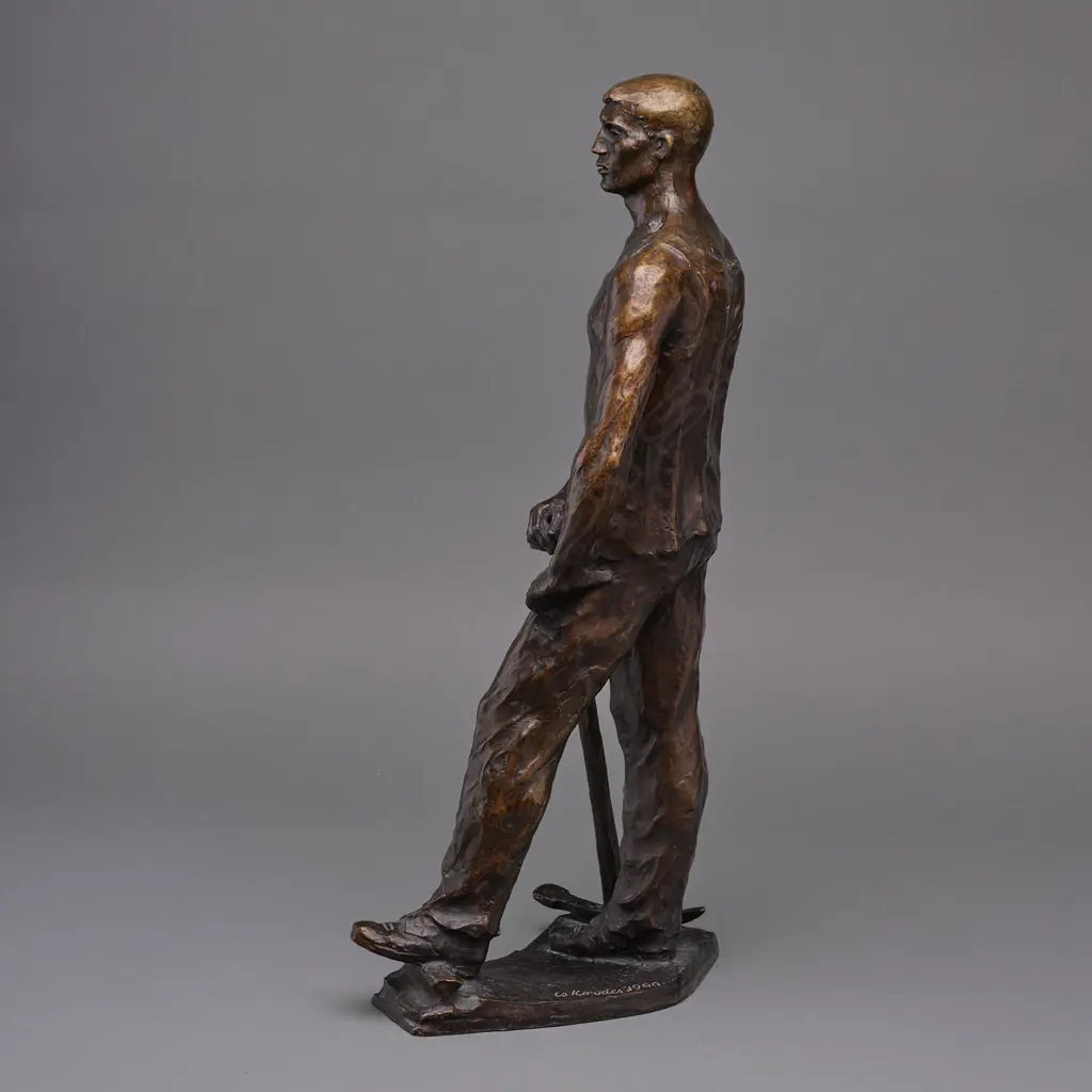 László Cs. Kovács (1929-2001) 'Railway Track Worker', 1960 Image 1++